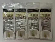Recollections Fringe Tape Silver Set Of 4, 8-18” Long New