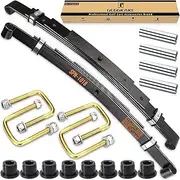 Geggkake Rear 4-Leaf Spring Kit with Bushings & Sleeves for EZGO TXT Golf Cart 1995-2013