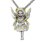 SILVER & GOLD Fairy Necklace Jasmine Becket-Griffith Strangeling faery pendant