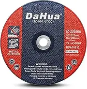 3Pack, 230mm x 3mm x 22 mm Metal Cutting Disc, Cut-Off Wheels, Cutting Wheels for All Metal, Sheet Metal, Metal Frame, Metal Bar, Suitable for 230mm / 8 inch Grinder