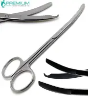 Surgical Northbent Suture Curved Scissors 4.5" Blunt Veterinary Instruments
