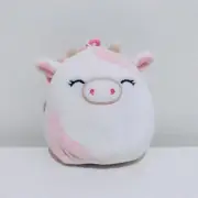 Squishmallows Caedyn the Pink Cow 3.5” clips Key Chain BNWT RARE