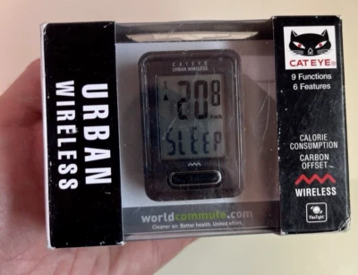 New Old Stock - Cateye Urban Wireless Bicycle Speedometer Computer, CC-VT220W