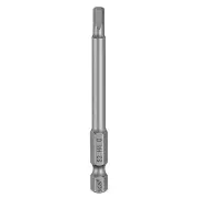H4.0 Hex Head Drill Bit Wrench 4mm Flat Tip 1/4" Shank 80mm Long Magnetic