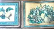 Fruit Frames Raymond Waites Village wallpaper Border 586005 grape pear