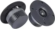 JINGERL Tweeter 4Ohm 20W Audio Speaker Unit 4 Inch HiFi Silk Dome Loudspeaker Bookshelf Speaker Floor Speaker Anti Magnetic Home Theater (Color : 2 Pieces)