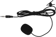 VINTORKY Mic Compatible 5 Pack Microphone Clip on Condenser Lapel Mic for Smartphone for Recording Broadcasting