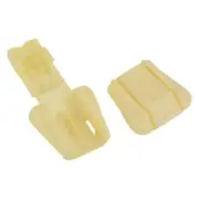 Zipper Pull Tabs, 25 Pack Cord Ends Extension Zip Fixer 18mm, White
