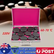 Portable Massage Stone Warmer Set - Electric Spa Hot Stones Massager Heater Kit