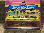 Micro Machines #8 Camaros W/Bonus Cars Collection Galoob 1997 VTG NEW