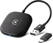 LXJTHT CarPlay Wireless Adapter for Wired CarPlay to Wireless SUITS 98% OF CARS