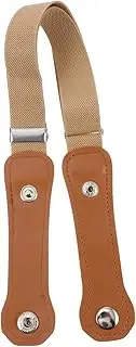 [COSMEVIVI] 2 Pack Boys and Girls Elastic Waistband Adjustable Buckle Belts for Children Stretchy Dress Waist Belts Simple Design Traceless Fit