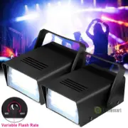 1/2x DJ Disco Party Light 24 LED Strobe Light Stage Light Bright Flashing Lights