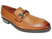 Kenneth Cole New York Men's Brock Loafers Cognac Leather Size 7 M
