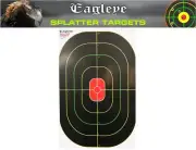 Target - Splatter Target - 16 inch Heavy Card Target - Eagleye