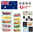 Borosilicate Glass Storage Containers - 10-Pack, Airtight & Food Grade, BPA-Free