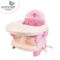 在飛比找Yahoo奇摩購物中心優惠-美國 Summer Infant 可攜式活動餐椅 【粉紅色】