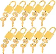 Veemoon 1 Set Zinc Alloy Locker Lock Daily Use Padlocks with Keys for Household Safety Stylish Design for Cabinets Doors and More