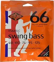 Rotosound RS665LC Swing Bass 66 Stainless Steel 5 String Bass Guitar Strings (40 60 75 95 125)