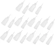 PRETYZOOM 20Pcs Clear Squeeze Bottles with Pointed Tip Extrusion Bottles for Crafts DIY Projects Precision Gluing and Repair Work