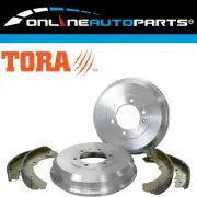 Rear Brake Drums + Shoes Kit for Holden Colorado RC RWD & 4x4 2008 to 2012