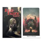 Red Fairy Tarot 78 Cards Oracle Cards Board Game Fortune Telling Game Cards
