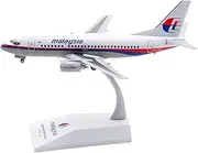 Pre-Built Model Aircraft 15CM 1/200 Scale Miniature Model Collectible Airplane for Malaysia Airlines B737-500 9M-MFH Metal Aircraft Miniature Airplane Model