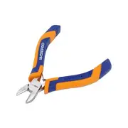 Mini Diagonal Pliers, 4.5 Inch Micro Wire Flush Cutters, Precision Side