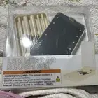 Foldable LED Mirror with Brush Set, Lights Up Approx. 6"×4" White M66