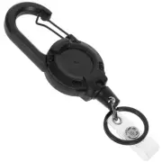Keychain Prevents Loss Card Holder Retractable Keyring D-shaped Snap Hook