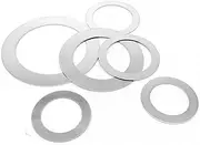 Stainless Steel Rings Flat Thin Gasket, 20/100pc M2 to M40 Sliver Washer Stainless Steel Adjusting Ultrathin Precision Shim(M8x14xThick 100pcs 0.2mm Thick)