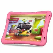 10 inch Kids Tablet Android 12 with 4GB RAM,32GB ROM, Large HD IPS Display,WiFi 6,Dual Camera,Bluetooth Tablets for Kids Ages 3-7(Pink)