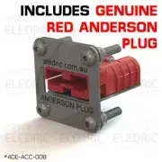 Anderson Plug Flush Mount Plate Recessed Bracket 1x 50A SB50 992G1 - 008 RED
