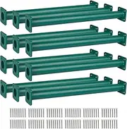 Barcaloo Swing Set Hardware 12 Pack Set Outdoor Monkey Bars for Backyard -16.5 inch Green Powder Coated Monkey Bar for Kids Indoor or Outdoor Playset Attachments
