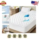 California King Waterproof Mattress Protector - Quilted Pad with Deep Pocket