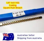 1/4" Square Coating Broach Inch Size High Speed Steel Cutting Tool