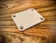 Van Dyke-Harms Extra Thick Matte Stainless Steel Neck Plate with Screws, Fits Fe