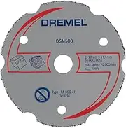 Dremel DSM500 Cutting Wheel for DSM20 Compact Saw, Circular Saw Blade with 20 mm Cutting Depth for Straight and Plunge Cuts