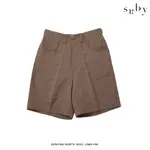 LESSTAIWAN ▼ SABY - SUPER BIG SHORTS -WOOL LINEN FAB- 短褲