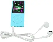 MP3 Player with FM Radio, 8GB Memory 64GB Expandable, 30 Hours Playback, Lightweight Portable Music Player for Sports, Travel, Running, Jogging, Hiking, Classic Buttons (Blue)