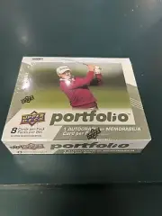 2024 Upper Deck Portfolio Golf New Sealed Hobby Box