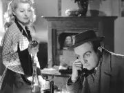 Simone Renant and Bernard Blier in Quai des Orf�vres, based on the- Old Photo