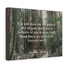 Psalms 16:11 Path Of Life Bible Verse Canvas Christian Wall Art