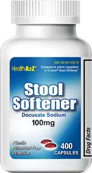 ® Stool Softener, Docusate Sodium 100Mg, 400 Capsules