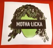 THE MIGHTY BOOSH OLD GREGG Vinyl Sticker “Motha Licka”
