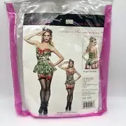 New Seven Til Midnight Major Trouble Army Girl Costume - Size M