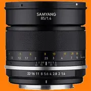 Samyang MF 85mm f/1.4 MK2 Lens for Canon EF-M - Brand New