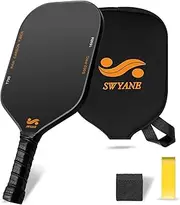 Pickleball Paddle,T700 Thermoformed Raw Carbon Fiber with 16MM Polypropylene Honeycomb Core Pickleball Paddle,Suitable for Beginners and Professional Players