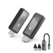 4K Wireless HDMI Transmitter and Receiver – Portable Mini Extender, Plug & Pl...