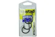Mustad Hoodlum Pre Pack Chemically Sharpened Fishing Hook Sizes 1/0 to 11/0